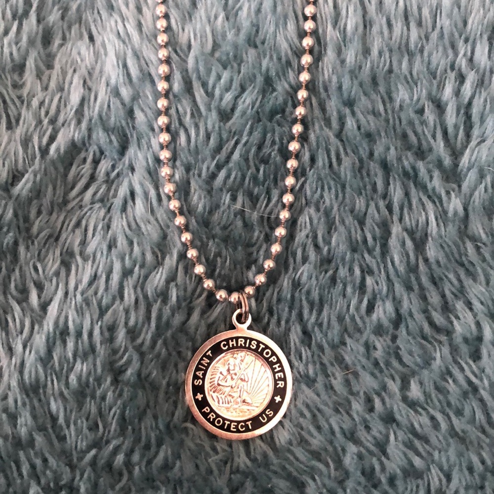 Saint Christopher • Protect us • Necklace